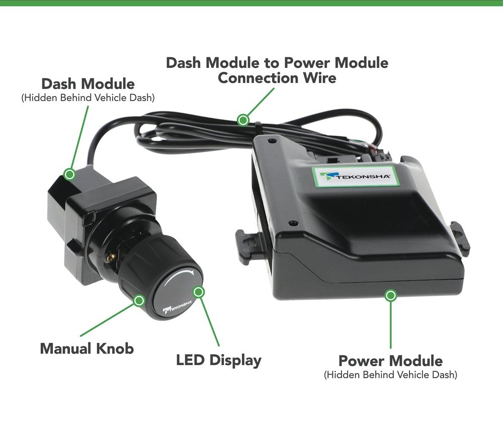 Prodigy iD back view showing connectors